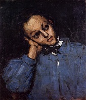 Сезанн Портрет молодого человека 1866г